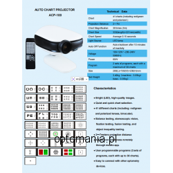 Rzutnik optotypów ACP100 wersja LED